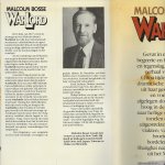 Bosse Malcolm .. Vertaling door Gerard Grasman Omslag  A. van  Velsen  Omslsg-illustratie  Silvan Steenbrink - Warlord