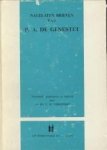 VERKROOST, DRS.C.M. (VERZAMELD, GEANNOTEERD EN INGELEID DOOR) - Nagelaten brieven van P.A. de Genestet 1829 - 1861
