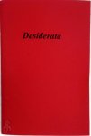 Ed. Schilders - Desiderata. Een kleine verhandeling met betrekking tot boeken die men tegen beter weten in begeert. waaraan toegevoegd een hopeloze zoeklijst