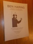 DUPPEN, LEO (inl), - Ben Haring. Tekenaar van het kleine gebaar.