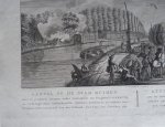 Jan Willem Strunck en Maas van Altena. Muiden - Aanval op Muiden door generaal Kalckreuth, 1787. Pruisische inval