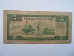 - Bankbiljet 5 gulden Nederlandsch-Indie - Bankbiljet 5 gulden Nederlandsch-Indie