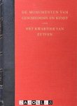 E.H. Ter Kuile - De monumenten van geschiedenis en kunst van het Kwartier van Zutfen Deel IV tweede stuk