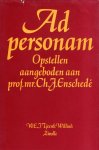 Enschedé, Ch.J. (e.a.) - Ad Personam : opstellen aangeboden aan prof.mr. Ch.J. Enschedé.