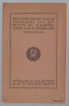 J Gratama - Het goed recht van de toepassing van het platte en flauwhellende dak in Nederland