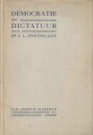 Snethlage, J.L. - Democratie en dictatuur