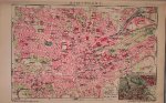 antique map (kaart). - Stuttgart.