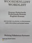  - woordenlijst/wordlist  sranan-nederlands    nederland-sranan