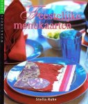 Stella Ruhe - Feestelijke menukaarten