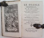 SAGE, A.R. LE - Le diable boiteux, nouvelle édition; corrigée, refondue, augmentée d'un volume par l'auteur, & ornée de figures. Avec les entretiens sérieux et comiques des cheminées de Madrid, et les béquilles dudit diable. Par M.B. de S. Two parts in one...