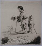 PRESTEL, JOHANN GOTTLIEB, - Man and boy in a landscape