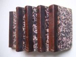 Harpe, J.F. de la. - Abrégé de l'histoire Générale des voyages. Nouvelle édition, revue, corrigé et augmentée d'un extrait des voyages les plus récens par M. le Baron de Roujoux. Voyages en Asie. Tome I, III, V, VI et VII.