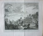 Fokke, S. / Wagenaar J. - Briele ingenomen door de Watergeuzen in 't jaar 1572. Originele kopergravure.