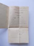  - 6e REGIMENT INFANTERIE - zakboekje Mobilisatie lichting 1917 / Afgegeven aan BERNARDUS GEORGE SPORK