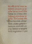  - Blad uit een Italiaans getijdenboek. Handschrift op perkament Napels ca. 1460