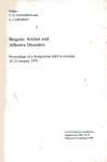 Svensson, T.H. & A. Carlsson (eds.) - Biogenic amines and affective disorders: Proceedings of a symposium held in London, 18-21 January 1979.
