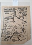 Karte: - Britische Besatzungszone, authorised for posting by The Military Government Detachment