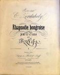 Liszt, Franz: - [R 106, 1] Rhapsodie hongroise pour le piano. I