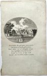 Van Ollefen, L./De Nederlandse stad- en dorpsbeschrijver (1749-1816). - [Original city view, antique print] 't Nootdorp, engraving made by Anna Catharina Brouwer, 1 p.