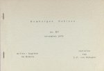 Schagen, J.C. van. - Domburgse Cahiers XV. Tactielen. Milieu - hygiëne, 86 Hekels. Schagen, J.C. van. - Domburgse Cahiers XV. Tactielen. Milieu - hygiëne, 86 Hekels.