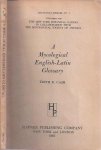 Cash, Edith K. - A Mycological English-Latin Glossary.