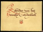 CASPAR, Camille - De Kalender van het Hennessy-Getijdenboek. Beschreven en toegelicht door Camille Caspar