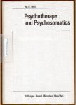  - Psychotherapy and Psychosomatics 1969