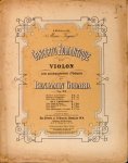 Godard, Benjamin: - Concerto romantique pour violon avec accompagnement d`orchestre. Op. 35. Violon et piano