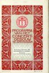 Cornelis, Evert und Jan van Gilse: - [Programmheft] Programma van het Abonnements-Concert (serie A en B1). Dirigenten Evert Cornelis en Jan van Gilse