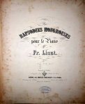 Liszt, Franz: - [R 106, 5] Rhapsodies Hongroises pour le piano. No. [handschr.:] 5