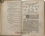Ridderus, Franciscus - 2 delen : Deel 1) Theologisch, Philosophisch, en Historisch Proces voor Godt, Tegen Allerley Atheisten. Waer in de Atheist wort Ontdeckt, Overtuyght, Wederleydt, Gewaerschouwt, Ingetoomt. Opgeweckt ter bekeeringe.  Psal. 14. vers 1. De dwaes (...