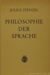 STENZEL, J. - Philosophie der Sprache.