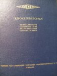 NV Fabriek van Chemische Producten Vondelingenplaat - Unieke serie van 9 boeken met afbeeldingen in kleur van samenstellingen van stoffen met staalkaarten van o.a. metaalgevoeligheid, Etsbaarheid , Lichteenheid e.d.