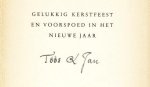 KRIMPEN, J. van - Gelukkig kerstfeest. (Gesigneerd).
