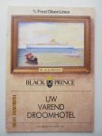 Fred Olsen Lines - Black Prince : uw varend hotel. Brochure Cruiseprogramma 1987