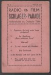 n.n - Radio en film Schlager parade Hollandsche en Dutsche tekst nr 3