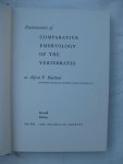 Huettner, Alfred F. - Fundamentals of comparative embryology of the vertebrates.