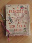 Visser M. - 3 DRIE PRINSESSEN MET STRIK EROM in CASSETTE - Maanprinses, Bloemenprinses, Zonneprinses