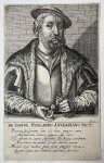 Hondius, Hendick I (1573-ca. 1649) - [Antique print, etching and engraving] [11] Jan van Amstel (Pictorum aliquot celebrium, præcipué Germaniæ Inferioris, effigies; series title), published 1610, 1 p.