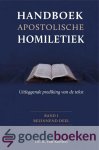 Kooten, Dr. R. van - Handboek apostolische homiletiek, band I *nieuw* --- Uitleggende prediking van de tekst. Band I: bezinnend deel