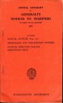 AA - Annual Summary of Admiralty Notices to Mariners in Force on 1st January 1973. AA - Annual Summary of Admiralty Notices to Mariners in Force on 1st January 1973.