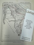Kuyper, J. - Hontenisse (prov. Zeeland). Origineel gelithografeerd kaartje uit de Gemeenteatlas, ca. 1868, met handgekleurde grenzen, 17x22 cm.