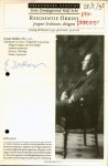 Svetlanov, Evgeni: - [Programm mit eigenh. Unterschrift] Vredenburg Utrecht. Serie zondagavond half acht. 28 februari 1993 Grote Zaal