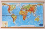  - Schoolkaart / wandkaart van de wereld