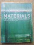 Ballard Bell, Victoria - MATERIALS FOR ARCHITECTURAL DESIGN