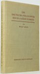 MOOG, W. - Die deutsche Philosophie des 20. Jahrhunderts in ihren Hauptrichtungen und ihren Grundproblemen.