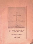 - - In memoriam Burma-Siam 1942-1945
