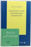 Berends, A.J. - Insolventie in het internationaal privaatrecht.