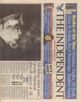 Various - THE INDEPENDENT 2001, SATURDAY, DECEMBER 1 Engels dagblad met o.a. DE DOOD VAN GEORGE HARRISON (1943-2001), COVER + 4 p., goede staat