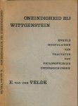 Velde, Errit van der. - Oneindigheid bij Wittgenstein: Enkele hoofdlijnen van Tractatus tot Philosophische Untersuchungen.